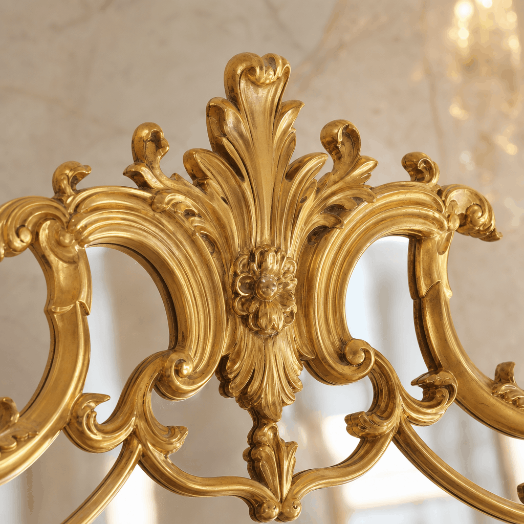 Gilded French-Inspired Gold Mirror
