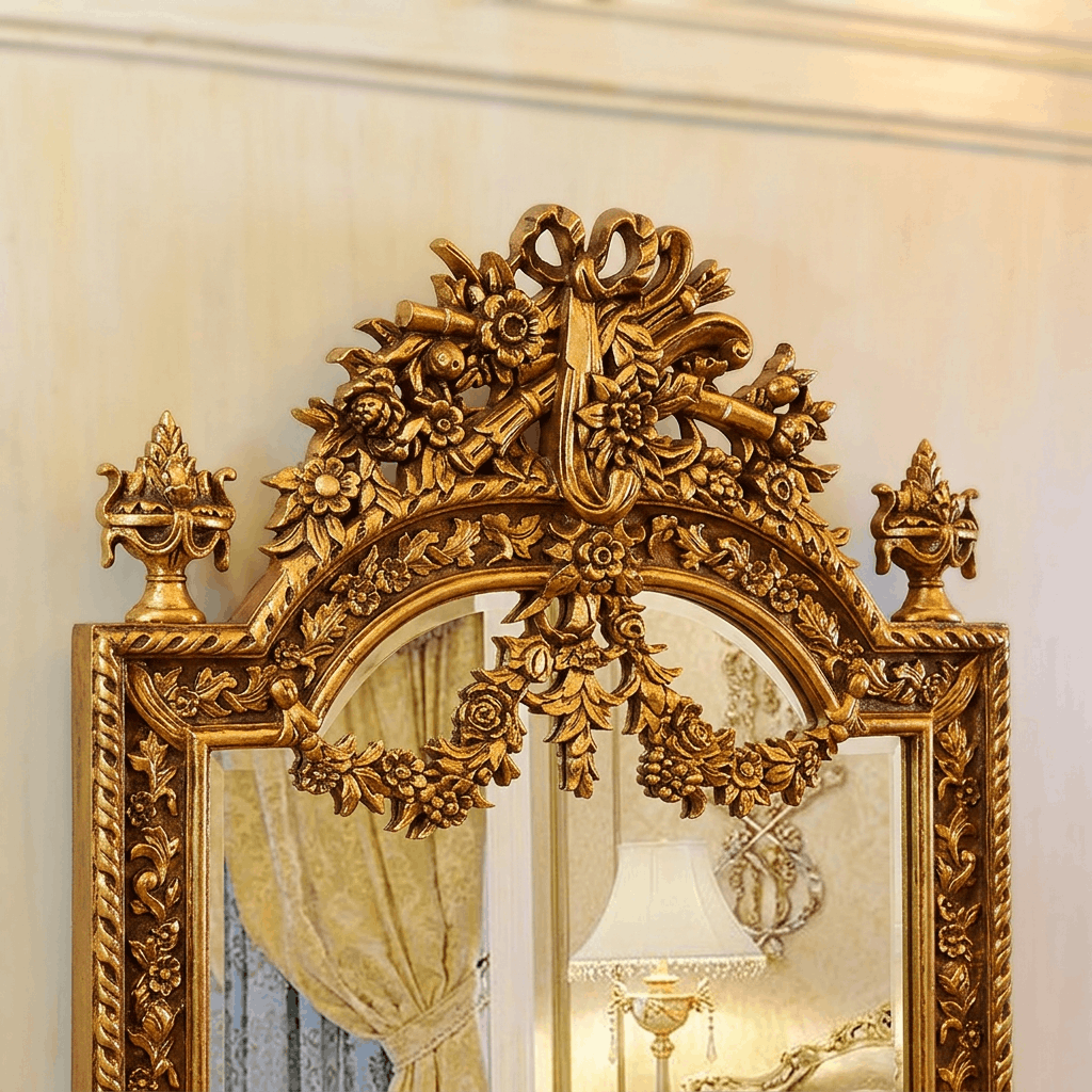 Glamorous Golden Framed Mirror