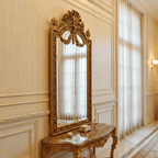 Glamorous Golden Framed Mirror