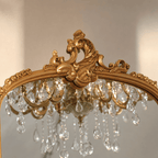 Grand French Rococo Style Mirror With Intricate Detailing