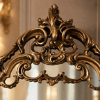 Grand Vintage-Inspired Framed Mirror