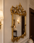 Imperial Crown Gold Wall Mirror