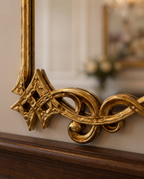 Imperial Crown Gold Wall Mirror