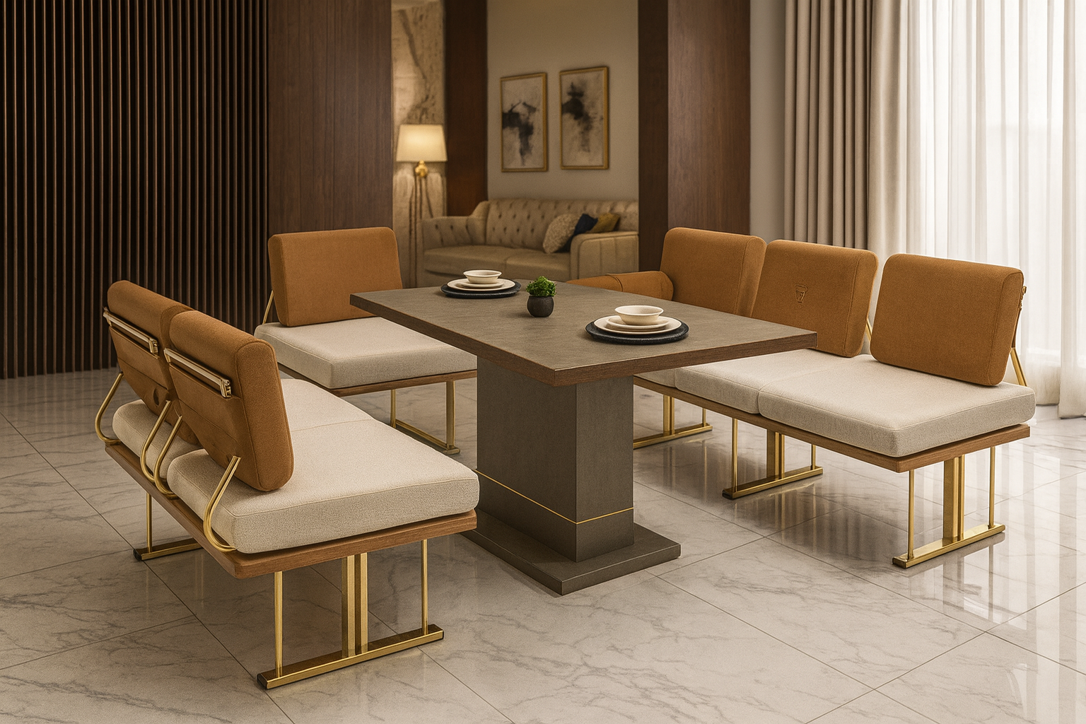 Modern Luxury Dining Set