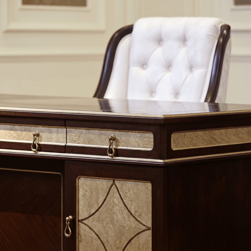 Luxury Mahogany Executive Desk