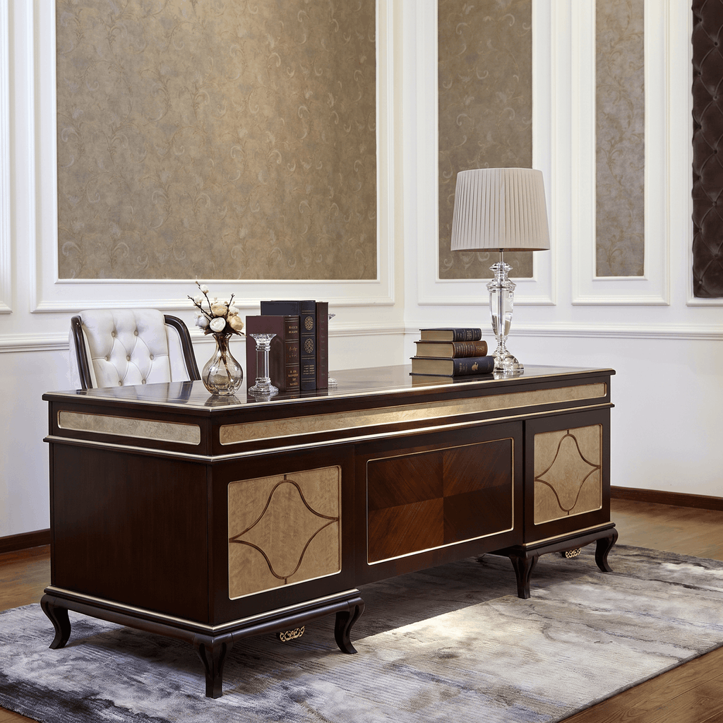 Luxury Mahogany Executive Desk