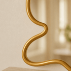 Luxury Sculptural Gold Wall Mirror
