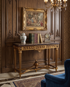 Medici Carved Marble Console