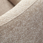 Olli Wheat Fabric Sofa & Swivel Chair Set
