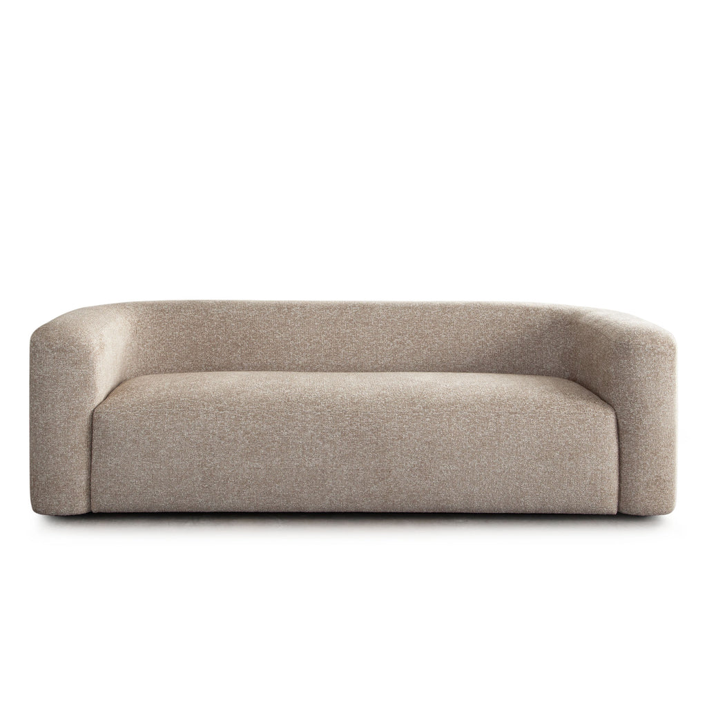 Olli Wheat Fabric Sofa & Swivel Chair Set