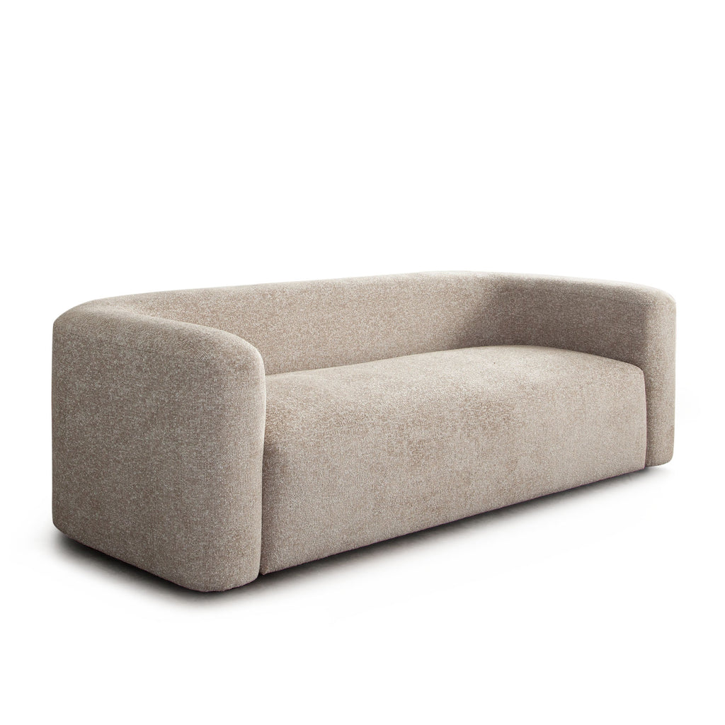 Olli Wheat Fabric Sofa & Swivel Chair Set