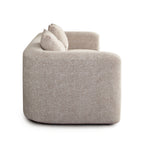 Olli Wheat Fabric Sofa & Swivel Chair Set