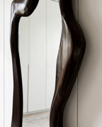 Onda Espresso Floor Mirror