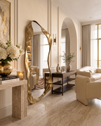 Onda Gold Floor Mirror