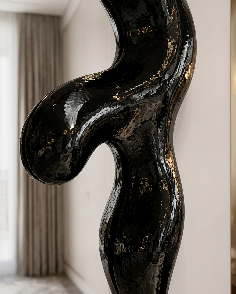 Onda Noir Floor Mirror