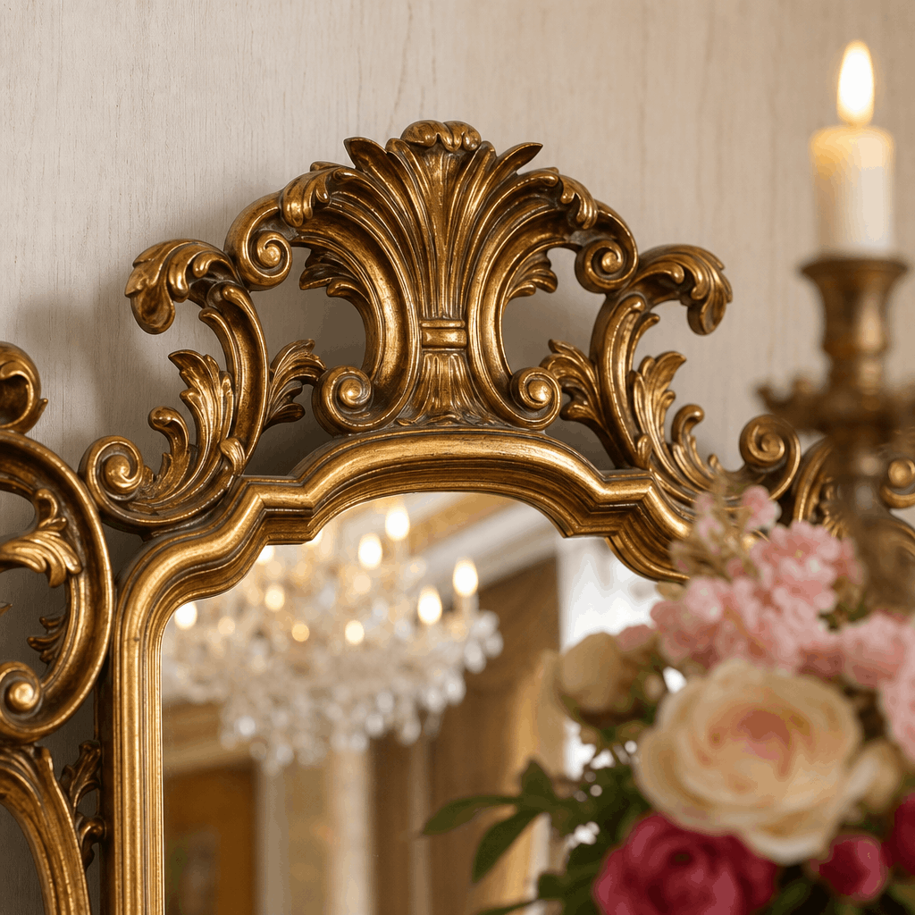 Opulent Baroque-Style Mirror