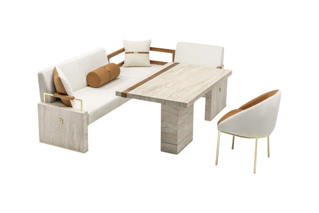 Fossil Stone Luxe Dining Set