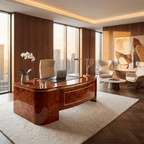Penultimate CEO Desk for Power and Prestige
