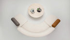Perla 2-Piece Modern Luxury Living Room Set
