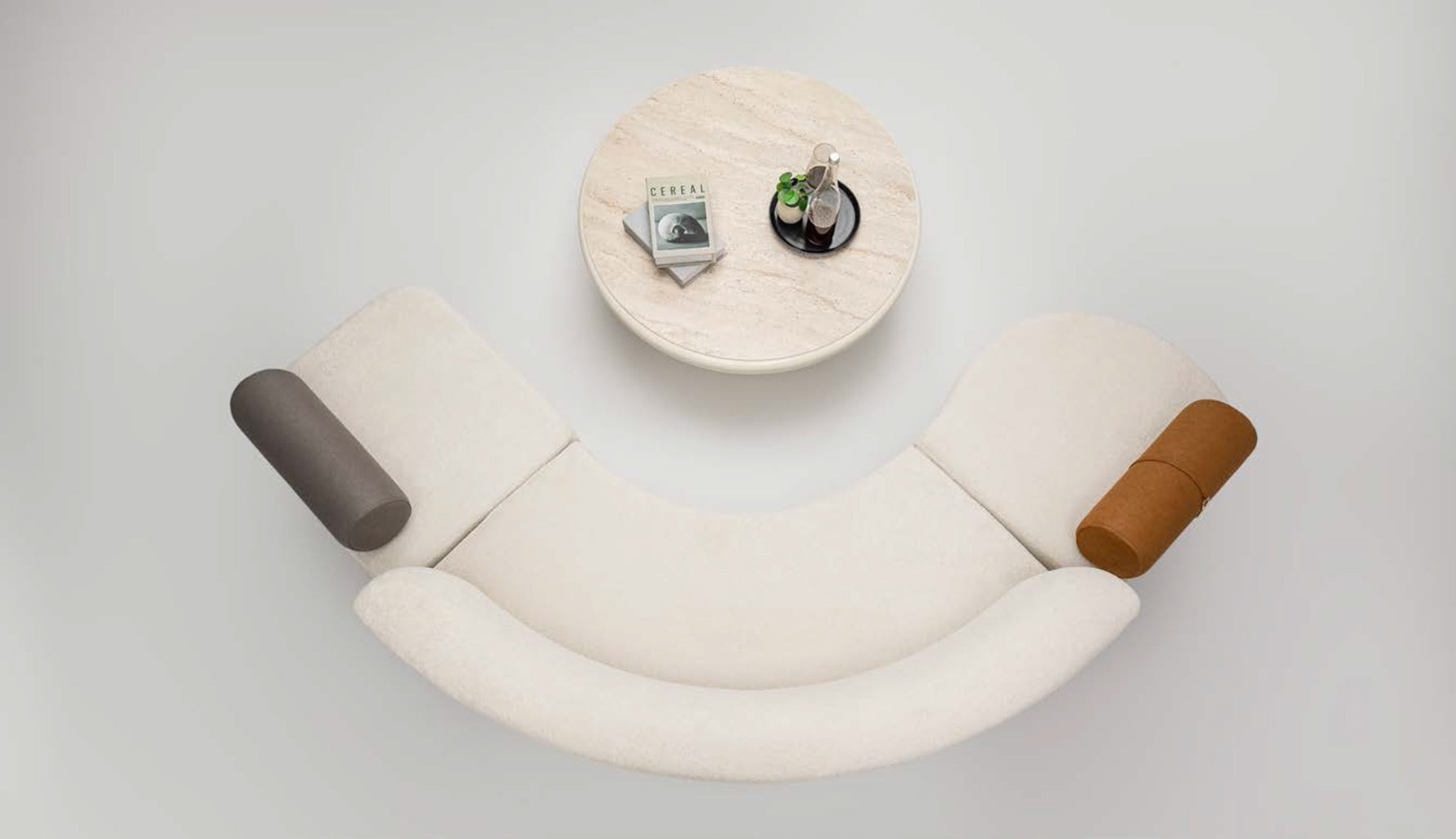 Perla 2-Piece Modern Luxury Living Room Set
