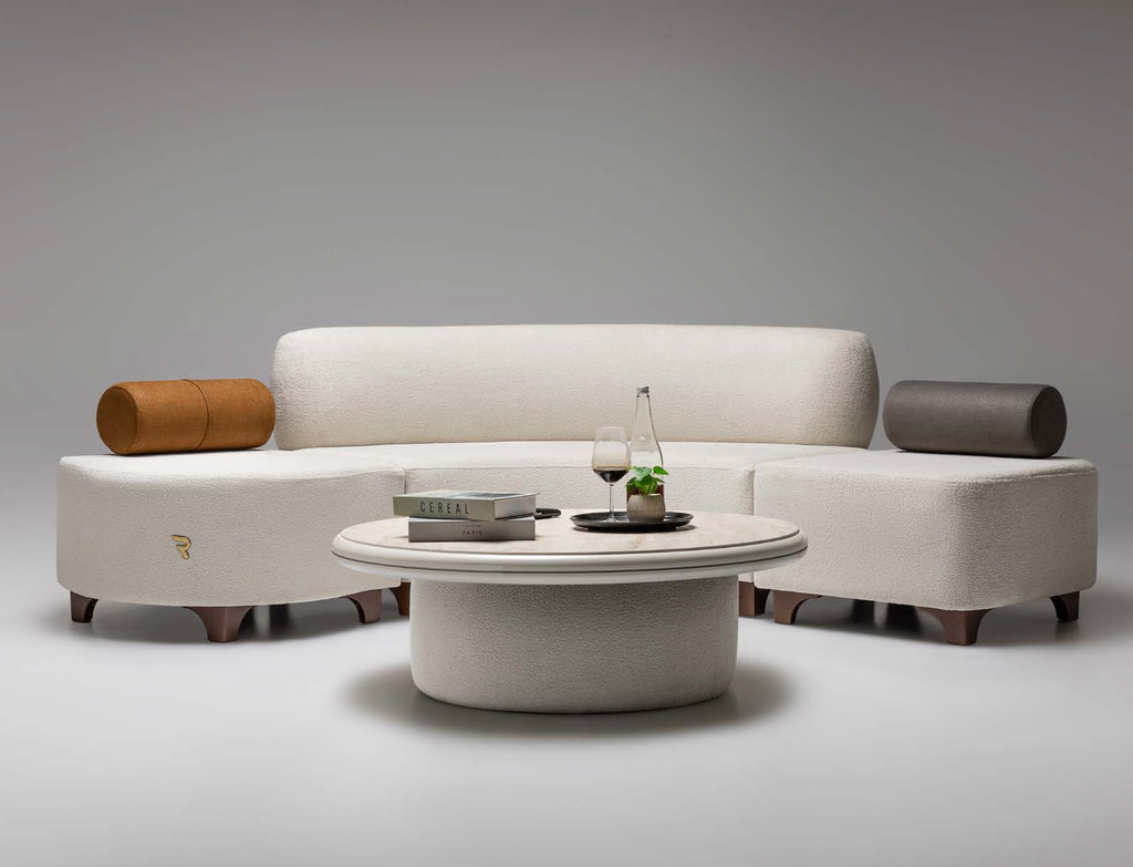 Perla 2-Piece Modern Luxury Living Room Set