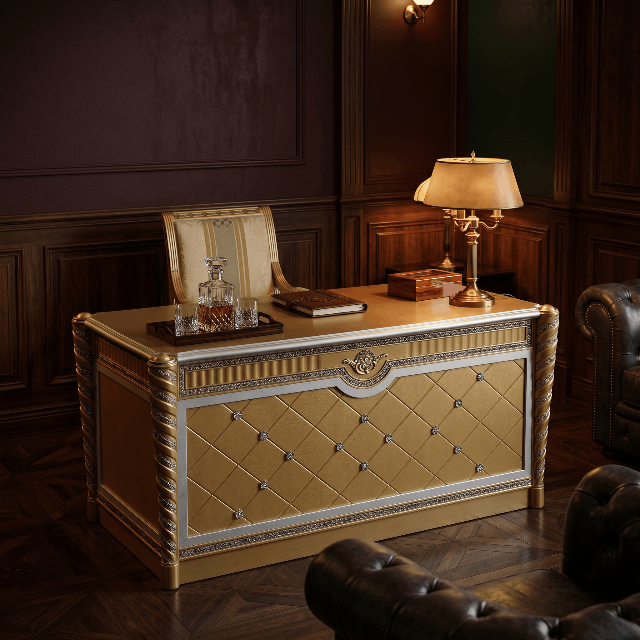 Regal Gold Executive Desk
