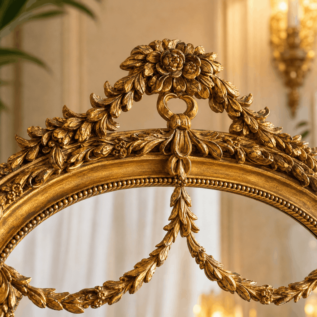 Regal Venetian Gold Statement Mirror