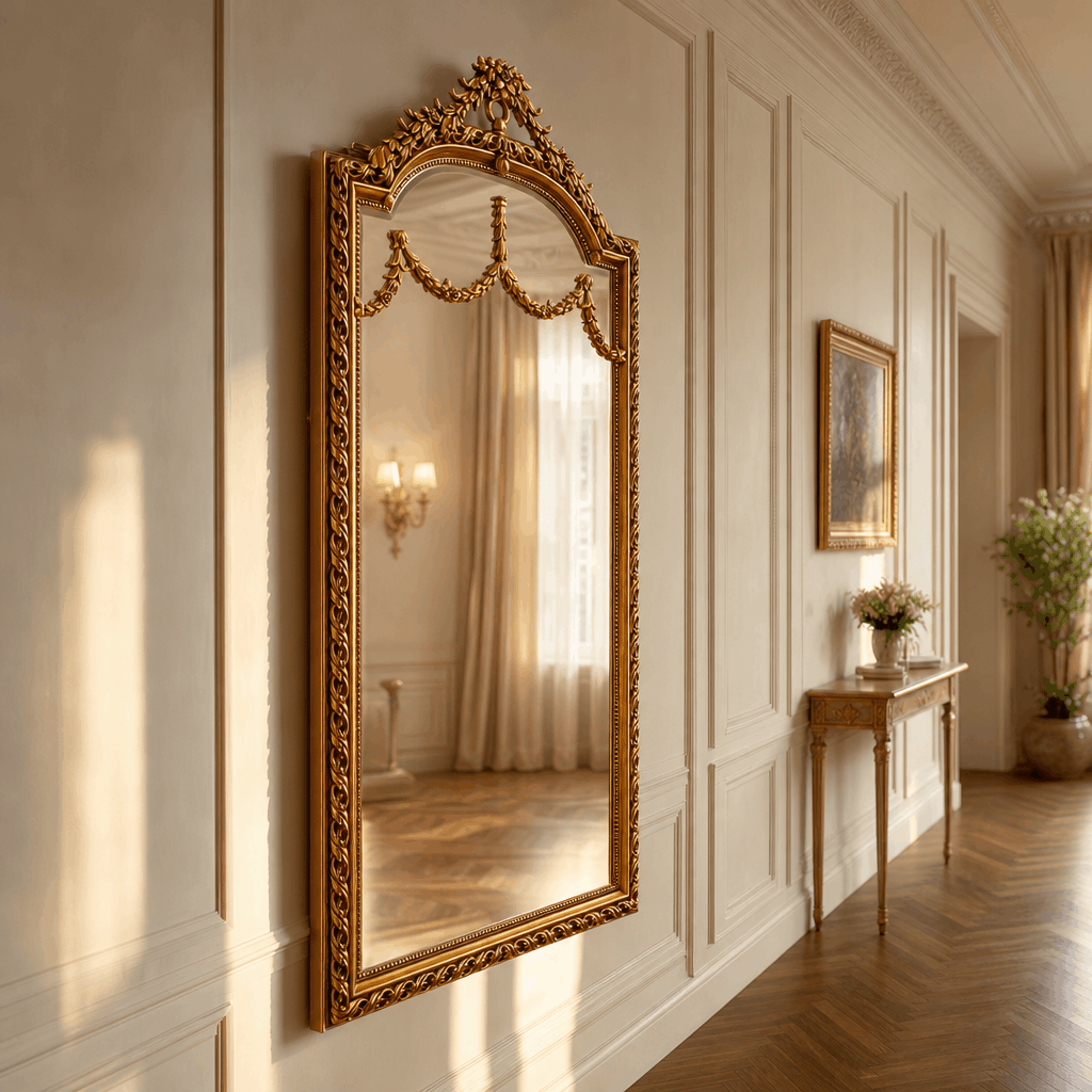 Regal Venetian Gold Statement Mirror