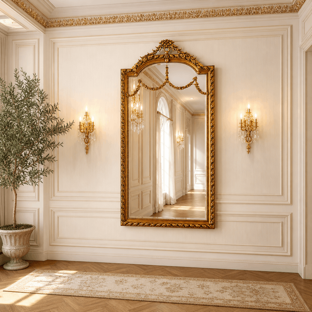 Regal Venetian Gold Statement Mirror