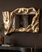 Riviera Gold Accent Wall Mirror