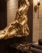 Riviera Gold Accent Wall Mirror