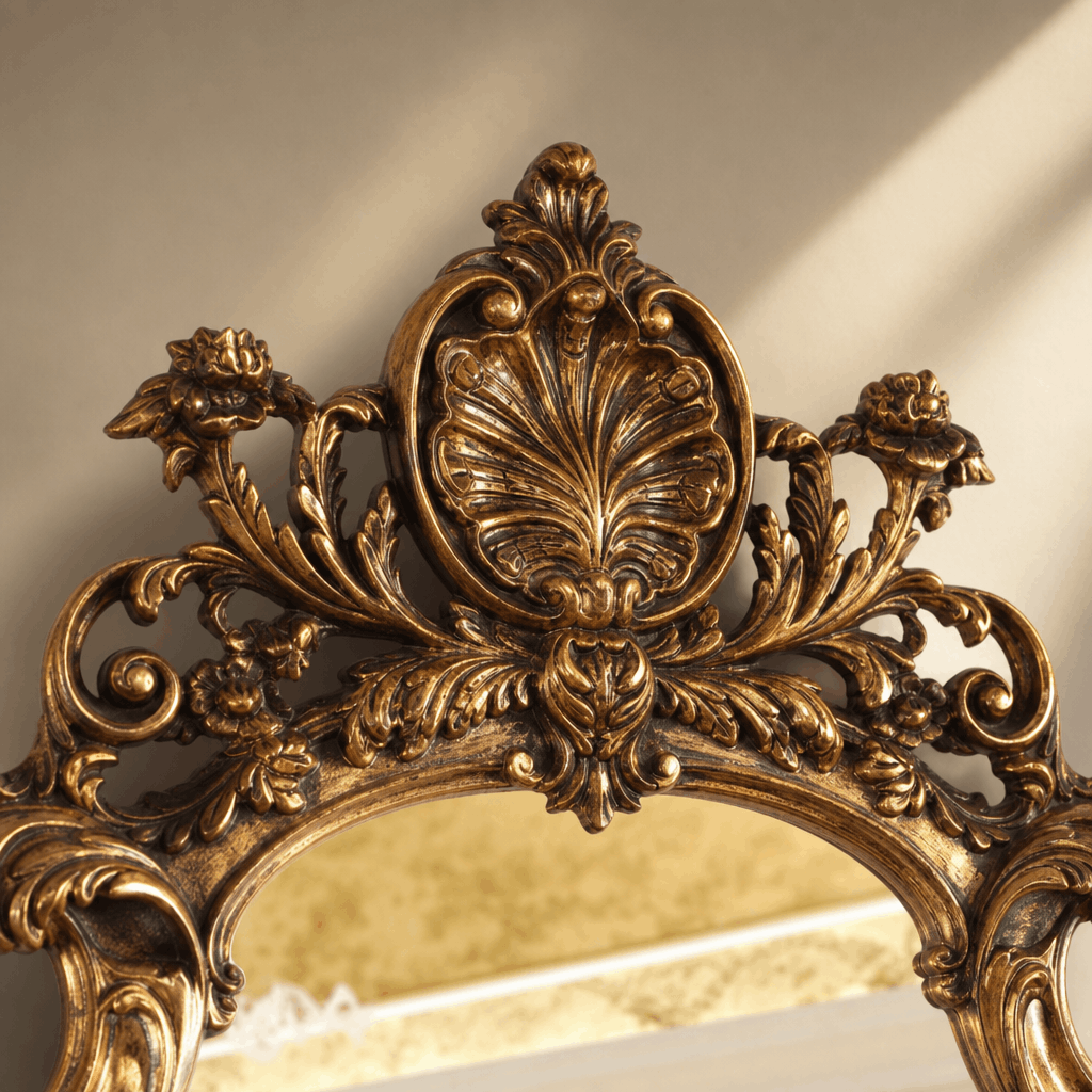 Royal Baroque Gold Statement Mirror