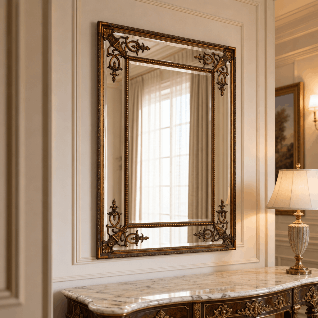 Royal Estate Gold Mirror