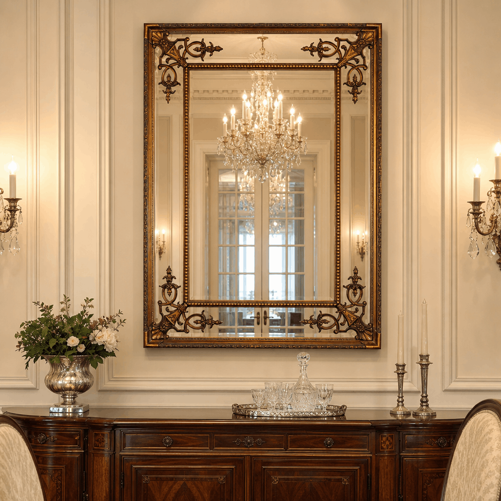 Royal Estate Gold Mirror