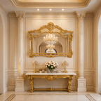 Luxurious Carved Wall Mirror