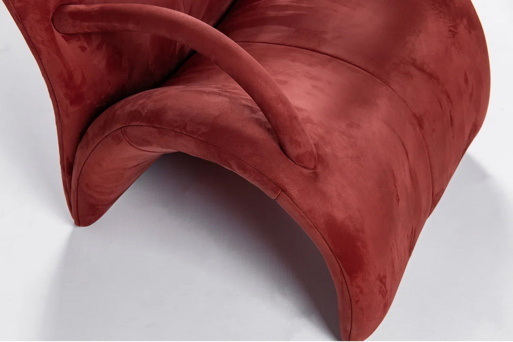 Luxury Modern Red Lounge Chair
