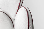 Sculptural Upholstered Accent Chair With Dual-form Back