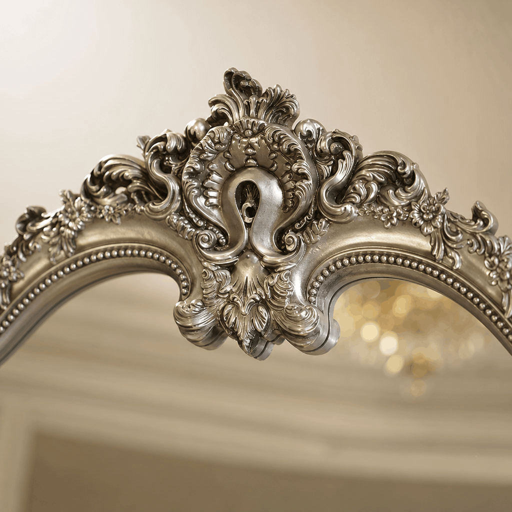 Solid Wood Arch Mirror – Large Full Length Arched Floor Mirror