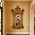 Solid Wood Flat Wall Mirror