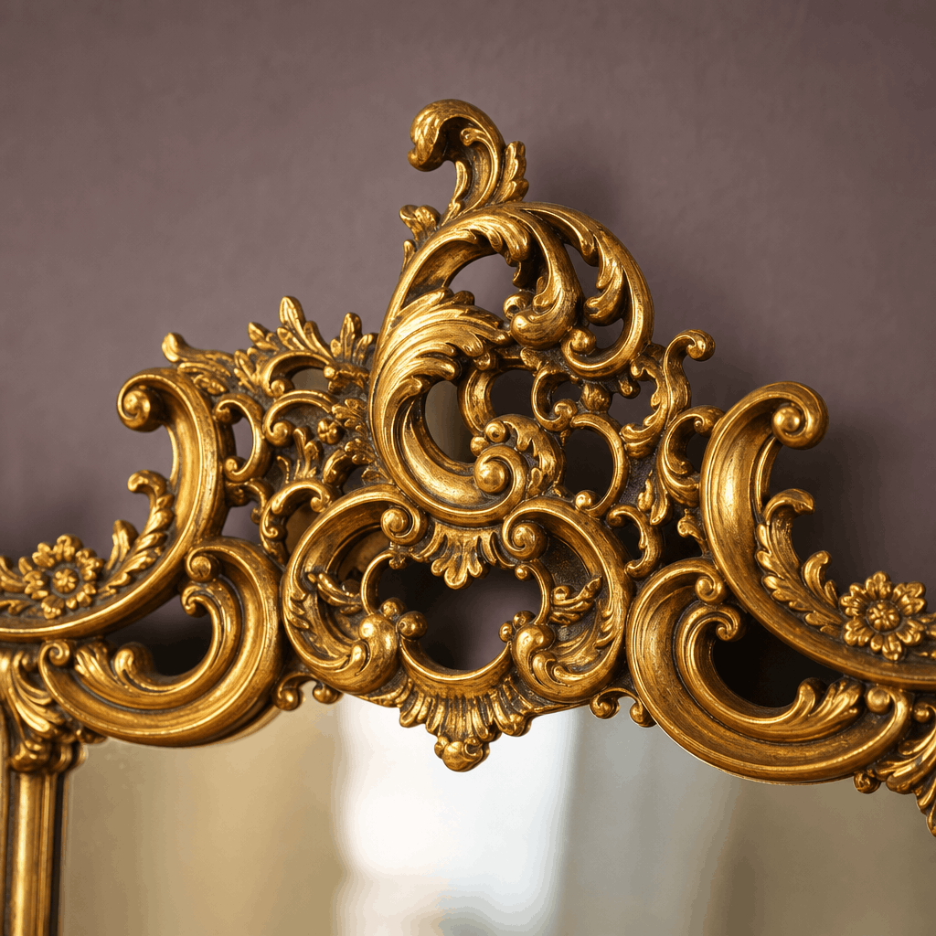 Solid Wood Rectangle Wall Mirror