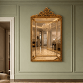 Solid Wood Rectangle Wall Mirror