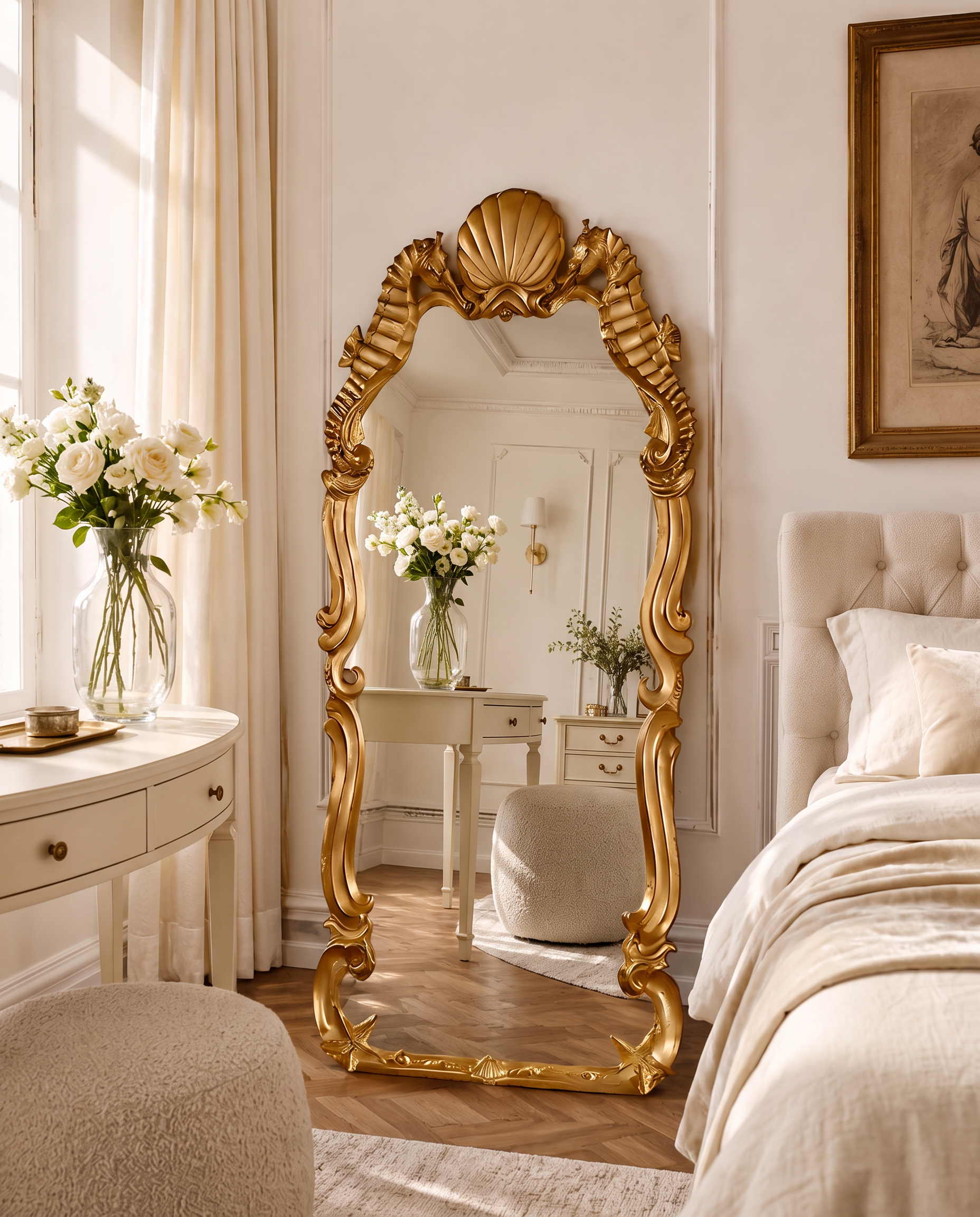 Venetian Grotto Shell Mirror