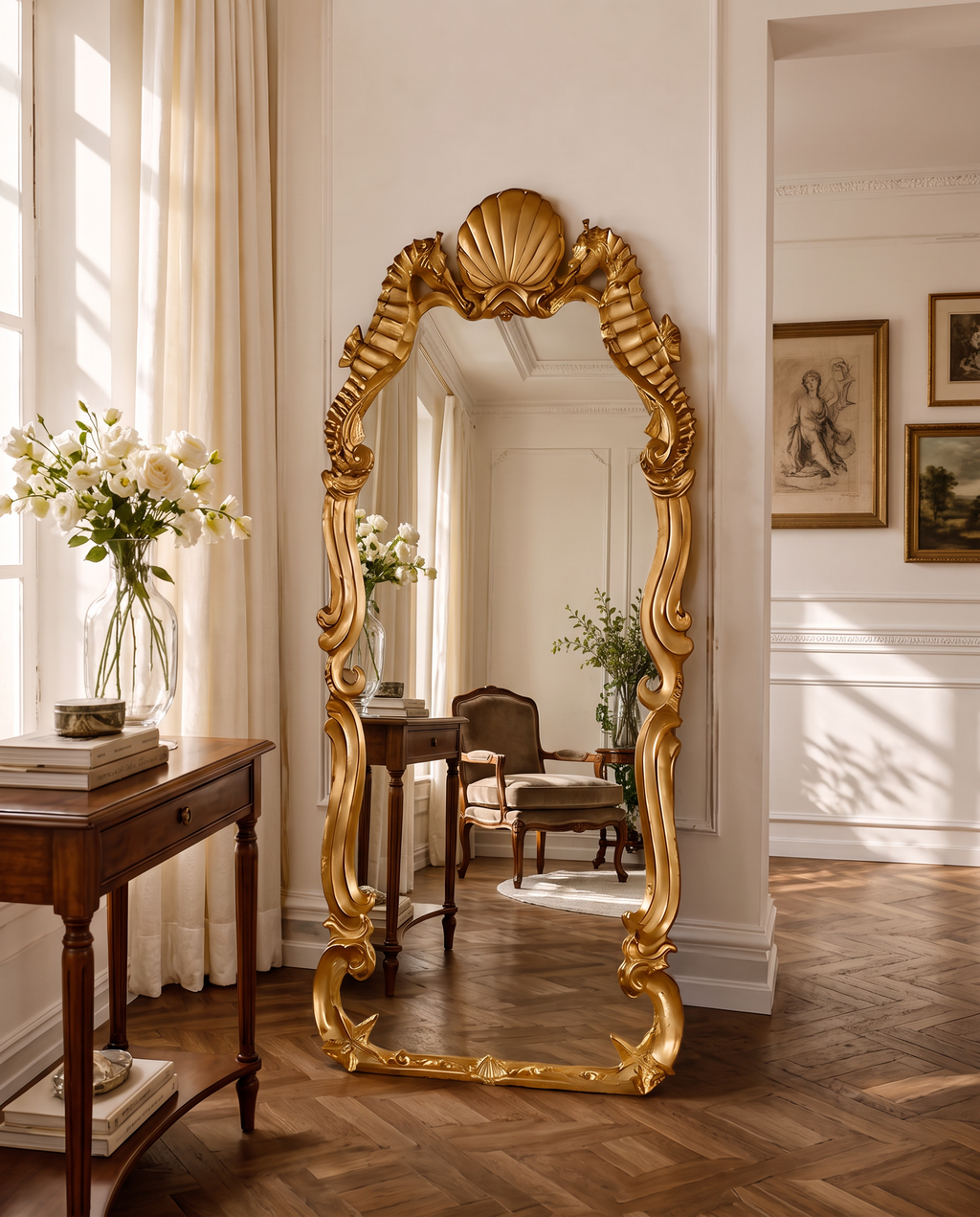 Venetian Grotto Shell Mirror