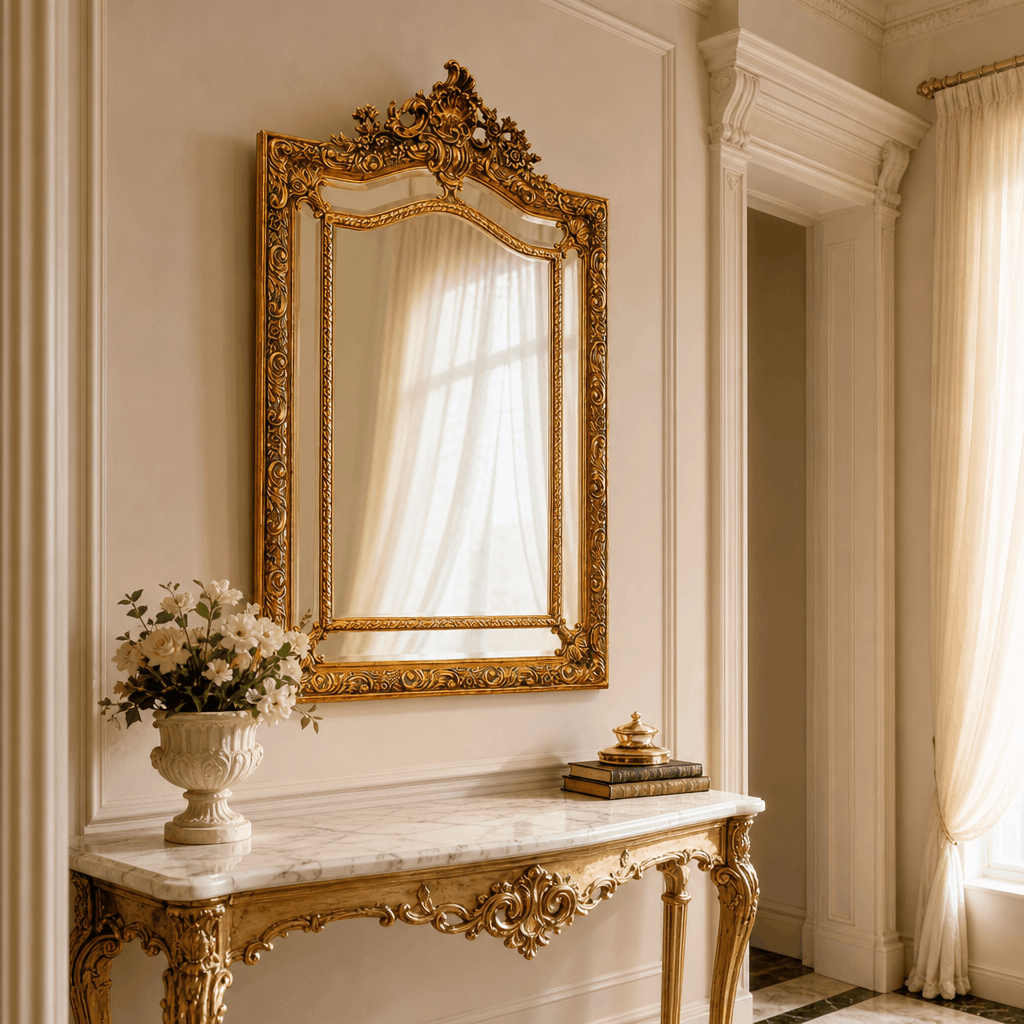 Vintage Glamour Ornate Mirror