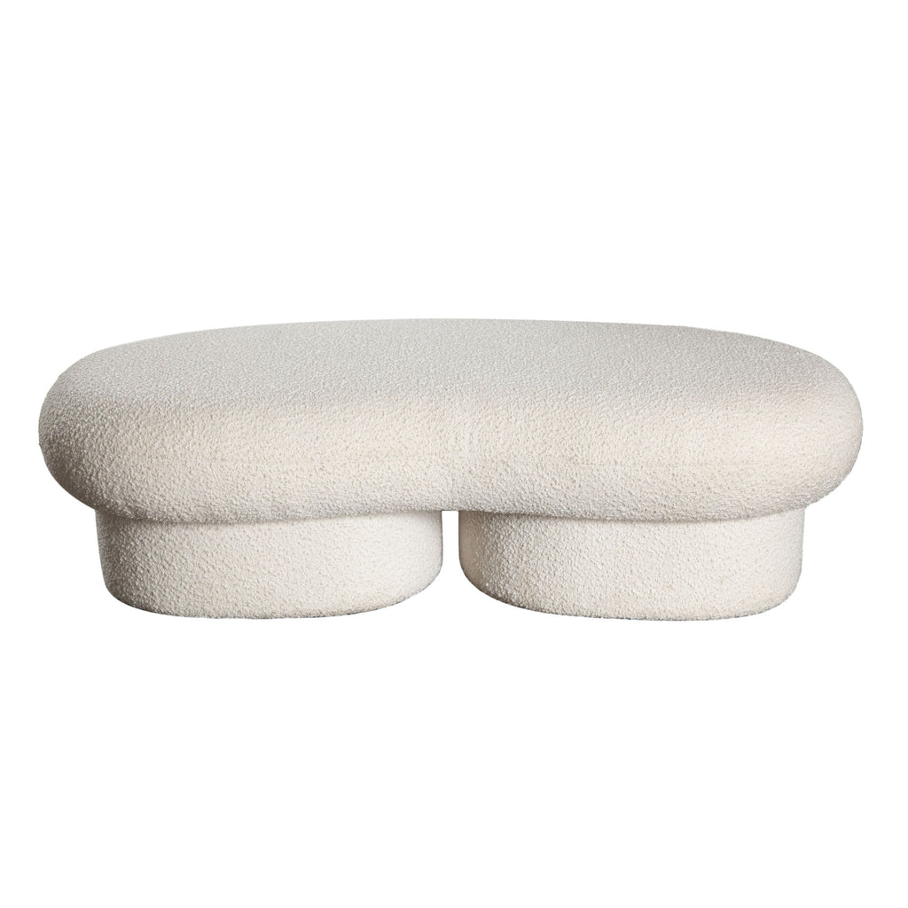 Wave Bouclé Bench