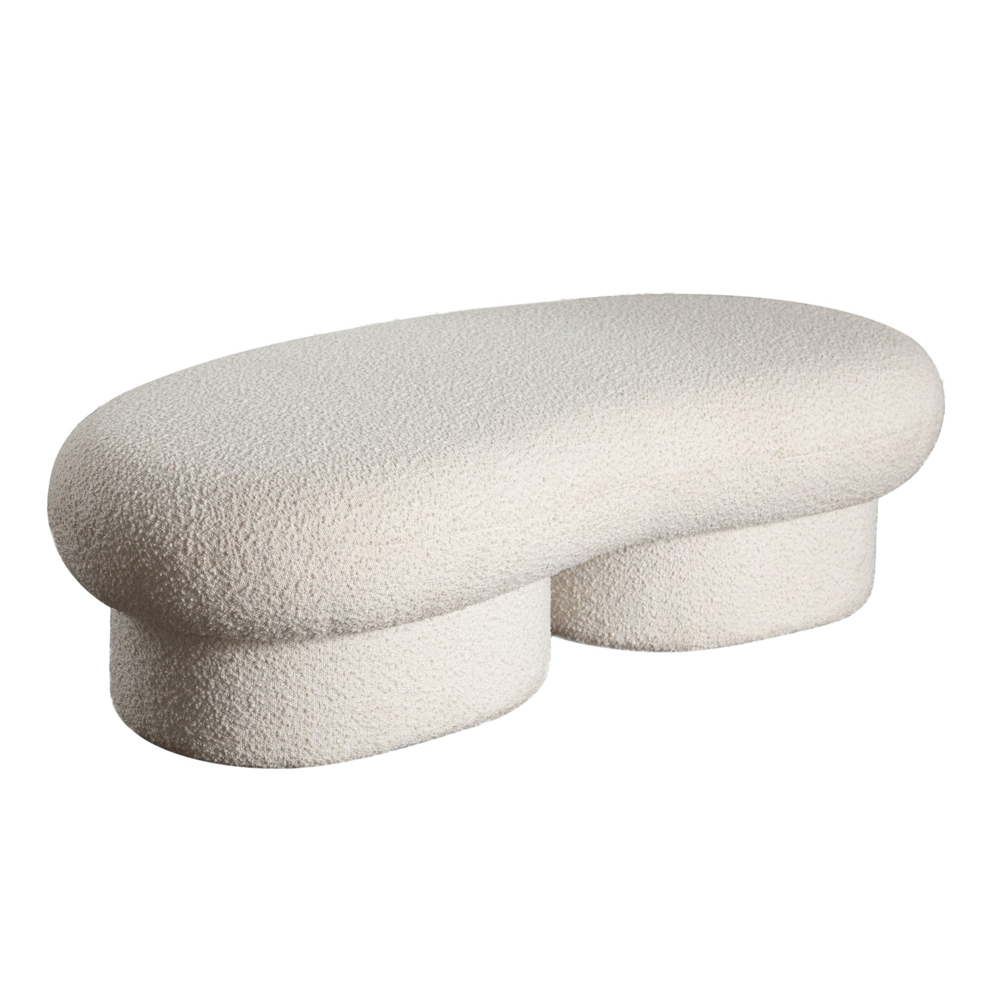 Wave Bouclé Bench