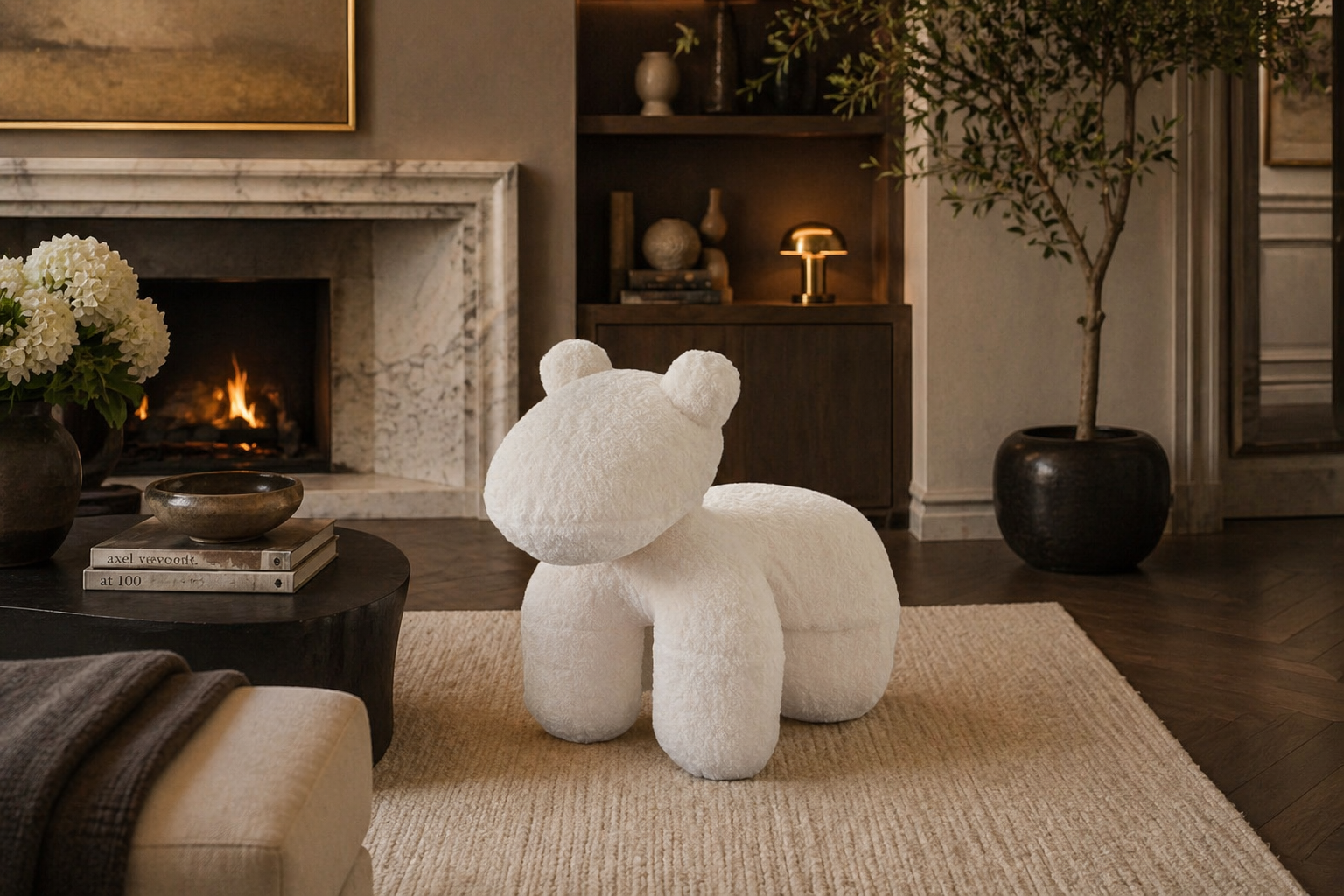 Bailey Sheepskin Bench