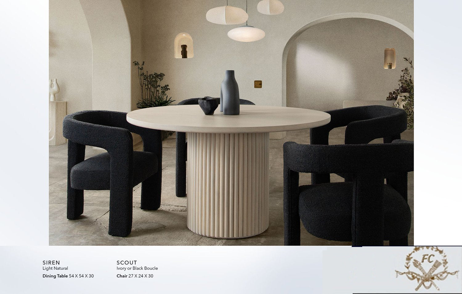 Siren Round Dining Table