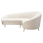 Luxury Curved Sofa & Coffee Table Set