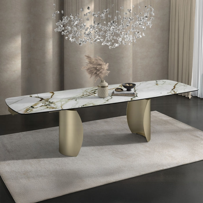 Extendable Italian Ceramic Dining Table